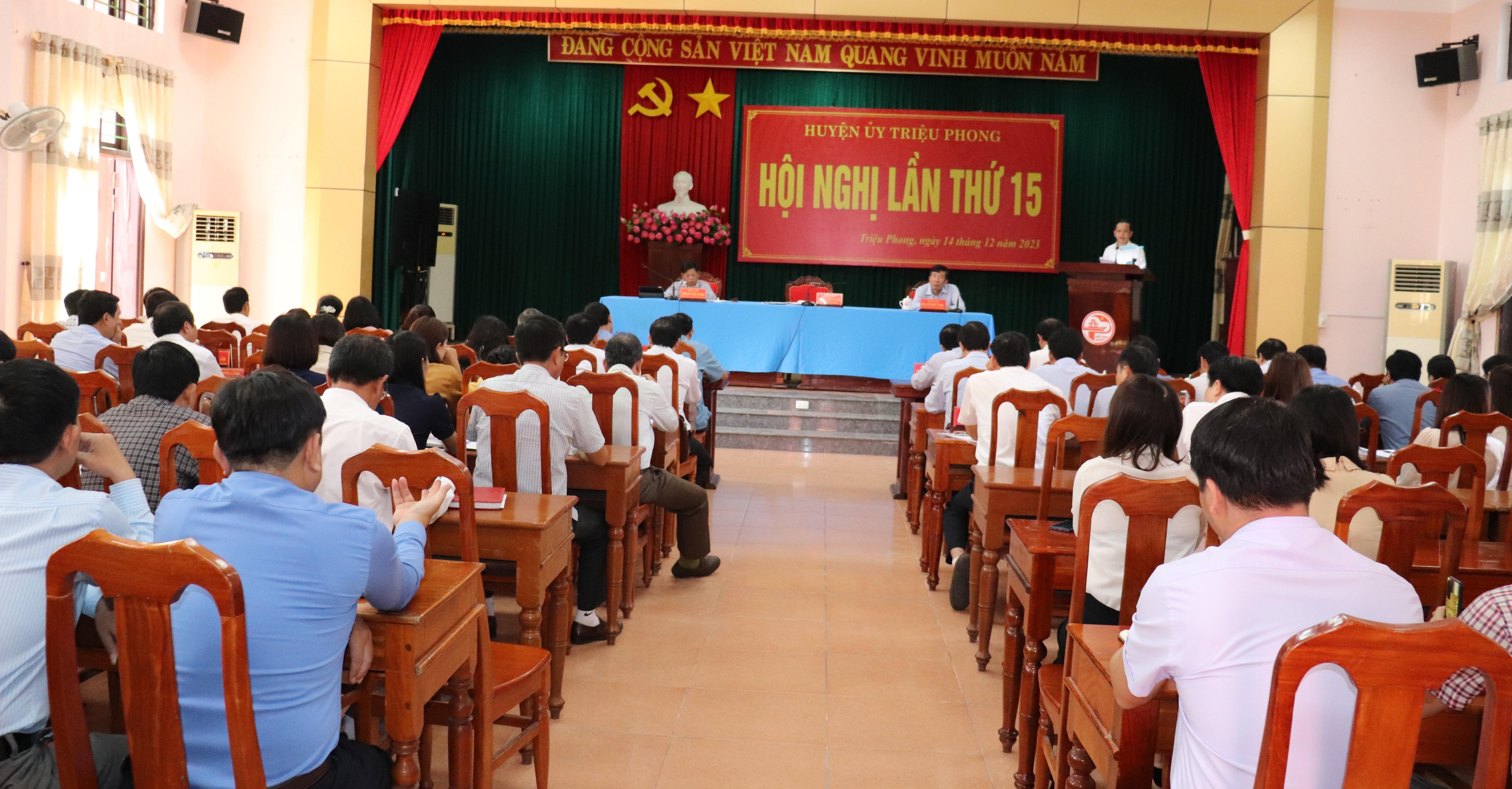 Hội nghị Ban chấp hành Đảng bộ huyện Triệu Phong lần...